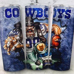 Dallas Football Team 20 oz. Skinny Tumbler Stainless Steel